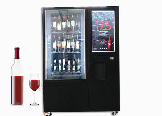 Máy bán rượu tự động đa ngôn ngữ thông minh với thang máy tủ lạnh