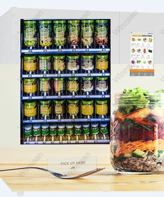 Màn hình cảm ứng Máy bán hàng tự động lọ salad