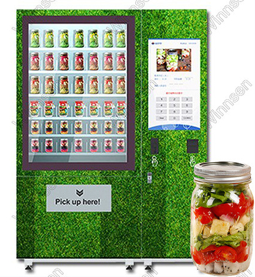 Màn hình cảm ứng Máy bán hàng tự động lọ salad