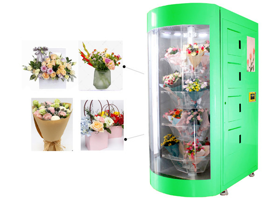 Cửa hàng bán hoa bằng tiếng Tây Ban Nha Máy bán hoa tự động với Bloom House và kiểm soát nhiệt độ