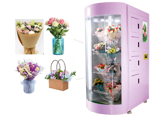Trạm bán hoa tươi 24 giờ Florist Máy bán hàng tự động có điều khiển từ xa